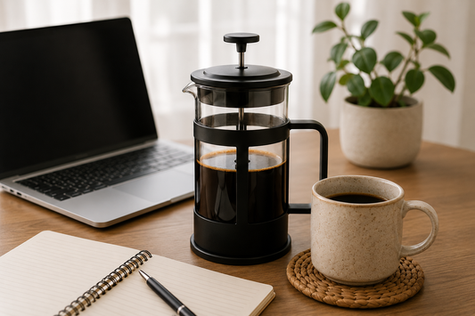 Prensa Francesa 350ml para Café e Chá | Mais Aroma, Mais Sabor, Mais Presença