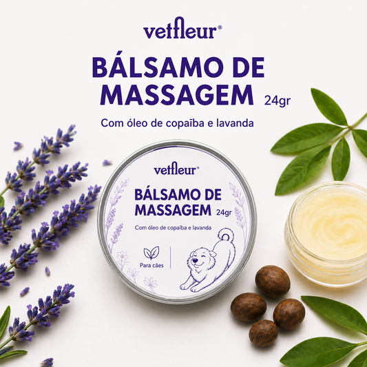 Bálsamo de Massagem Vetfleur para Cães e Gatos – Cuidado Natural e Relaxante 2
