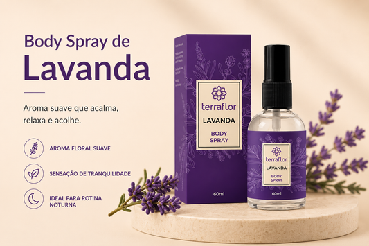 Body Spray de Lavanda 60ml – Terra Flor