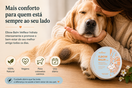 Bálsamo para Cotovelos Ressecados de Cachorro Vetfleur 24g