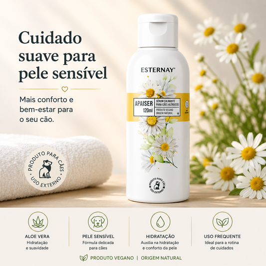 Sérum Calmante Para Cães com Pele Sensível Esternay 120ml