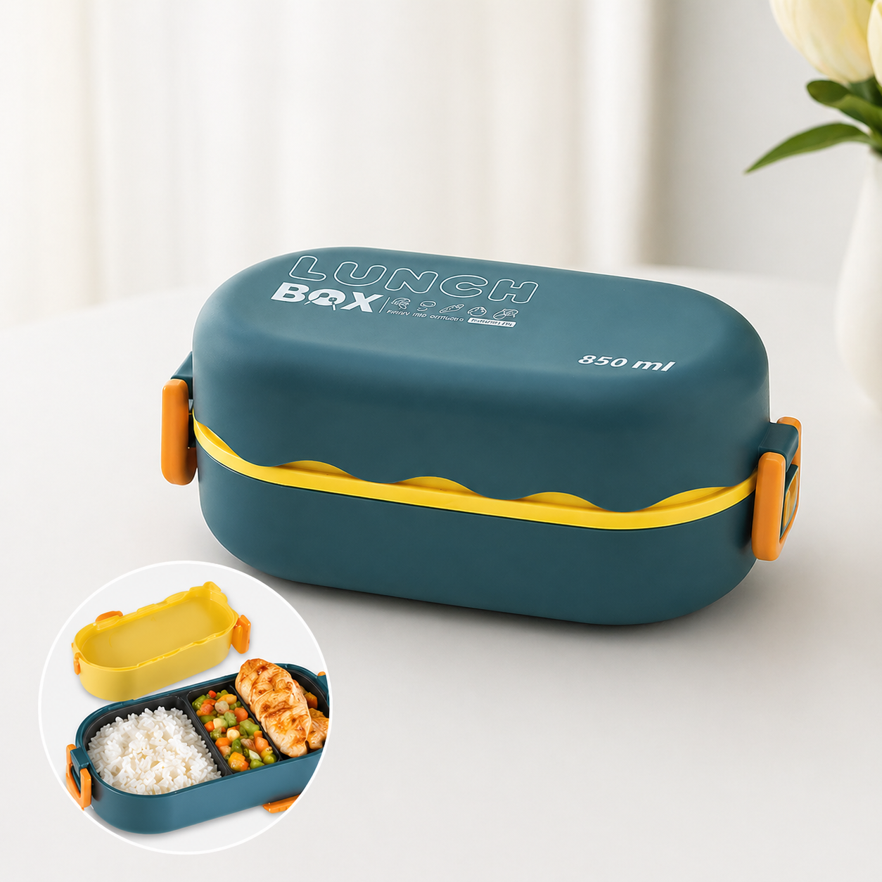 Marmita Bento para Rotina Saudável 850ml