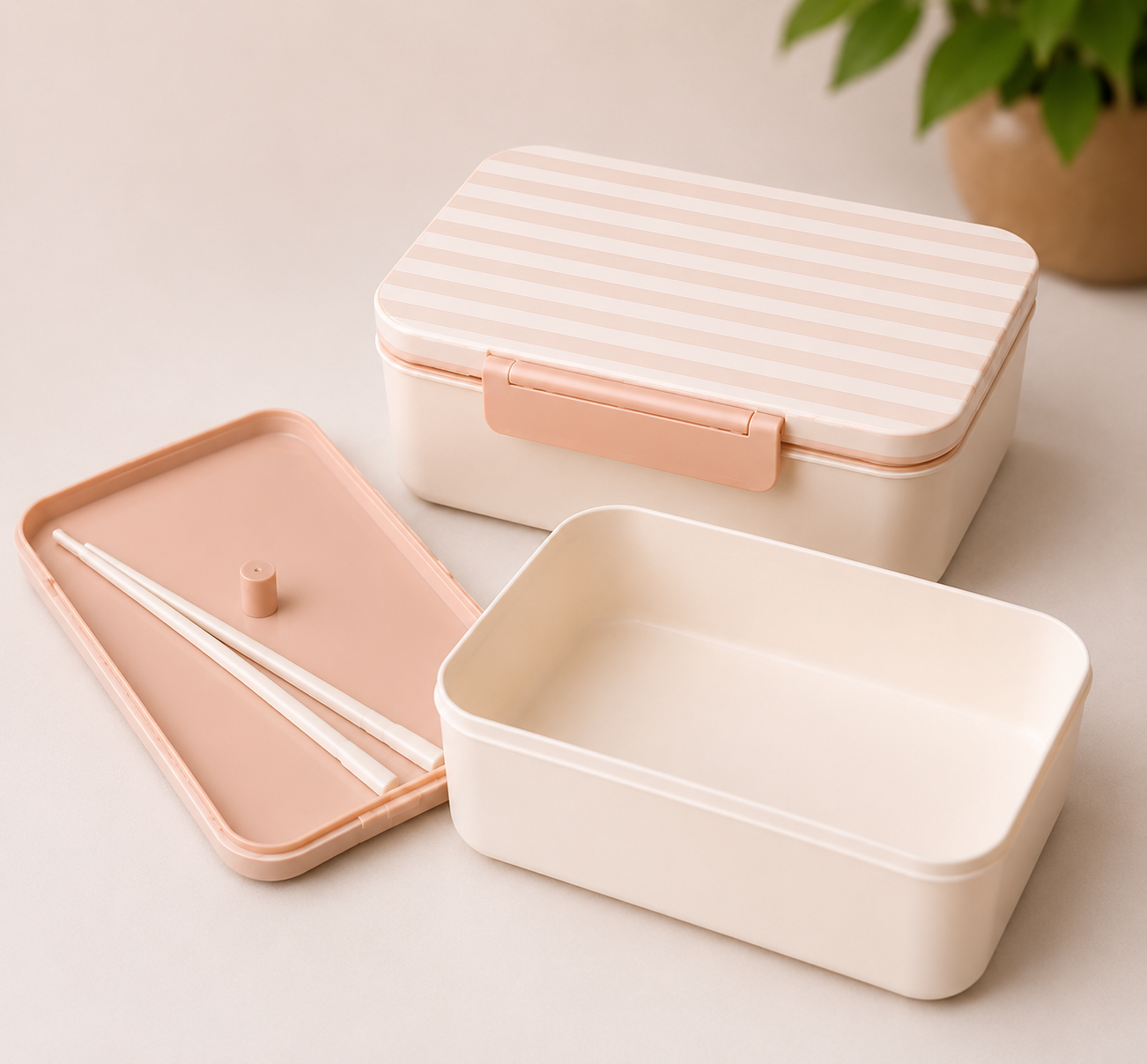 Marmita Bento 400ml com Talheres | Lunch Box Reutilizável Bee Zen