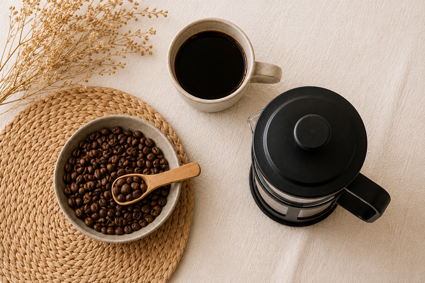 Prensa Francesa 350ml para Café e Chá | Mais Aroma, Mais Sabor, Mais Presença
