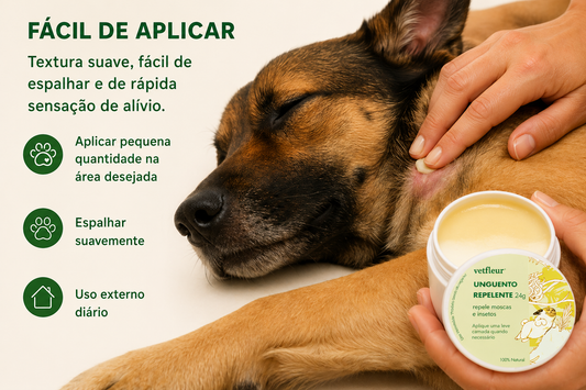 Unguento Cicatrizante Vetfleur para Cães e Gatos – Cuidado Natural para a Pele Pet 2