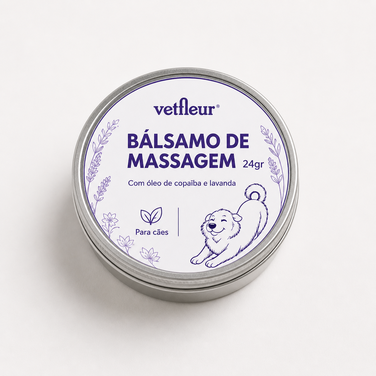 Bálsamo de Massagem Vetfleur para Cães e Gatos – Cuidado Natural e Relaxante 1